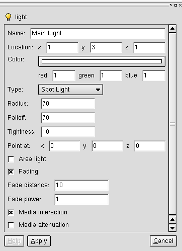 spotlight dialog